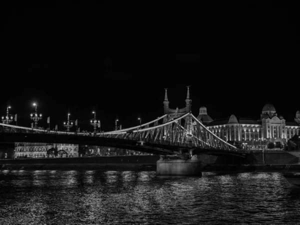 Město Budapest Řeky Dunaje — Stock fotografie
