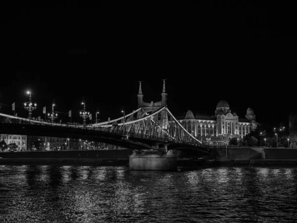 Cidade Budapeste Rio Danúbio — Fotografia de Stock