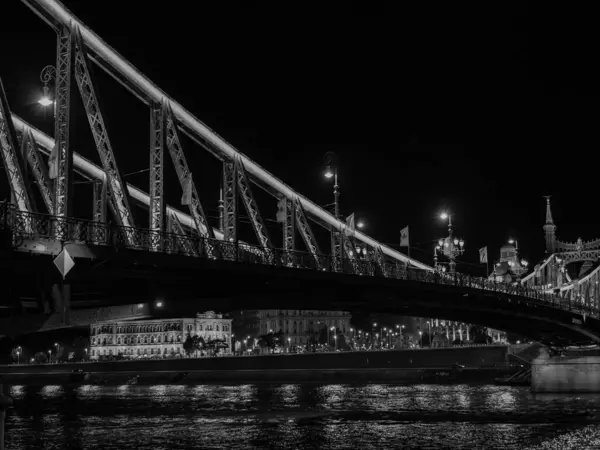 Cidade Budapeste Rio Danúbio — Fotografia de Stock