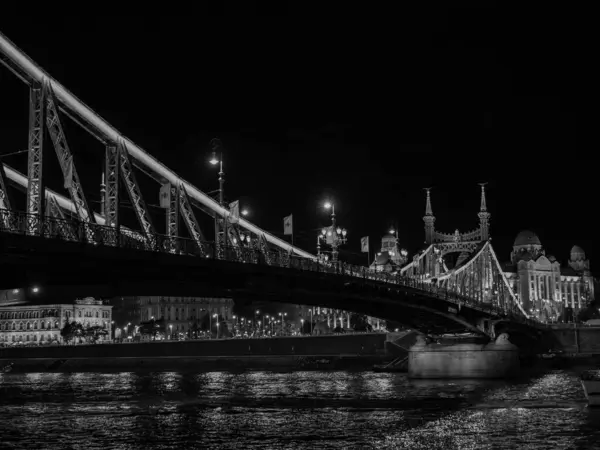 Cidade Budapeste Rio Danúbio — Fotografia de Stock