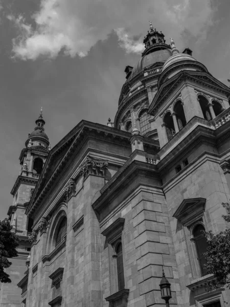 Ville Budapest Bord Danube — Photo