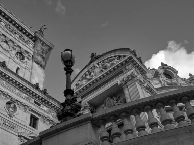 Paris gece Fransa 'da