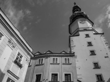 Bratislava Slovakya 'da Danube Nehri' nde