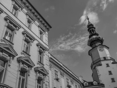 Bratislava Slovakya 'da Danube Nehri' nde