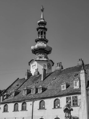 Bratislava Slovakya 'da Danube Nehri' nde