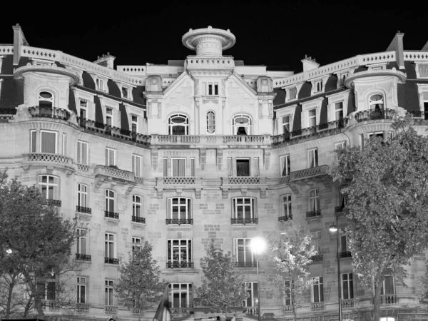 Paris Frankrike Natten — Stockfoto
