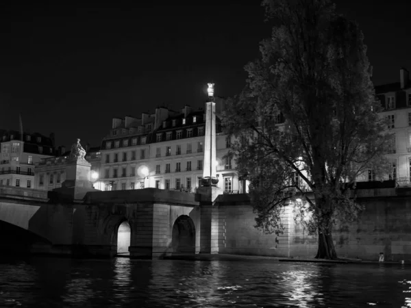 Parigi Francia Notte — Foto Stock