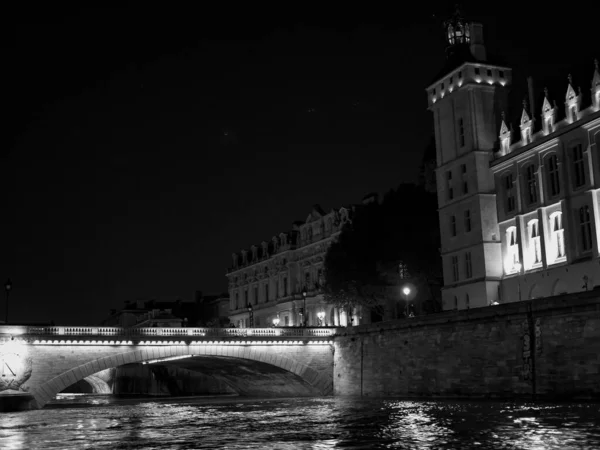 Paris França Noite — Fotografia de Stock