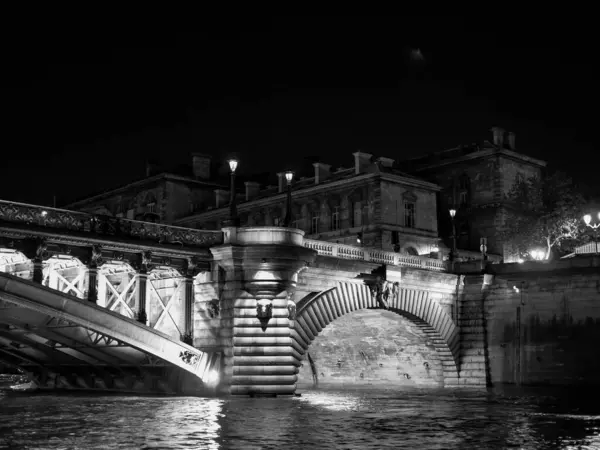 Paris Frankrike Natten — Stockfoto