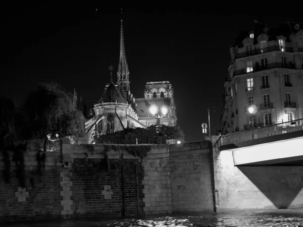 Paris Frankrike Natten — Stockfoto
