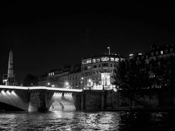 Parigi Francia Notte — Foto Stock