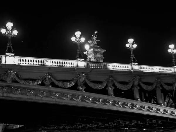 París Francia Por Noche —  Fotos de Stock