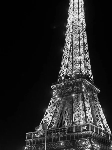 Paryż Francji Nocy — Zdjęcie stockowe