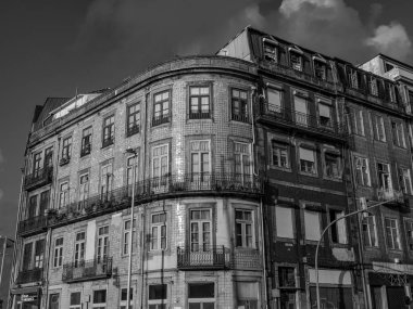 Porto Portekiz 'deki Douro Nehri' nde.