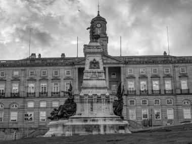 Porto Portekiz 'deki Douro Nehri' nde.