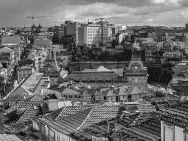 Porto Portekiz 'deki Douro Nehri' nde.