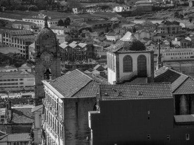 Porto Portekiz 'deki Douro Nehri' nde.