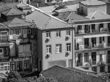 Porto Portekiz 'deki Douro Nehri' nde.