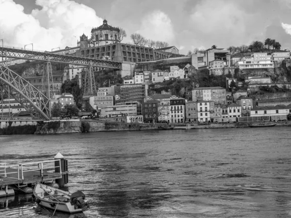 Porto Douro Folyónál Portugáliában — Stock Fotó