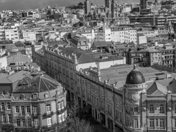 Porto Nad Rzeką Douro Portugalii — Zdjęcie stockowe
