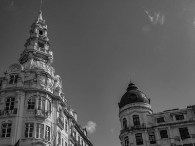 Porto Portekiz 'deki Douro Nehri' nde.