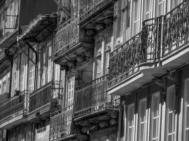 Porto Portekiz 'deki Douro Nehri' nde.