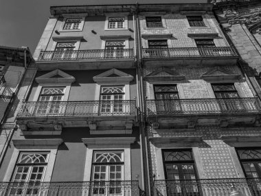 Porto Portekiz 'deki Douro Nehri' nde.