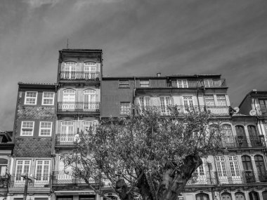 Porto Portekiz 'deki Douro Nehri' nde.