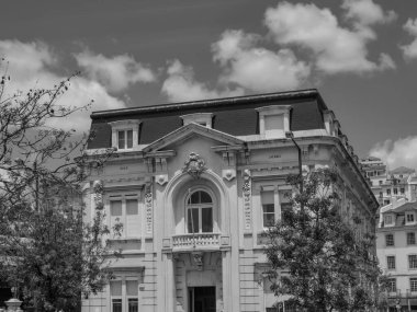 Lizbon, Portekiz 'deki tagus nehrinde.