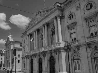 Lizbon, Portekiz 'deki tagus nehrinde.