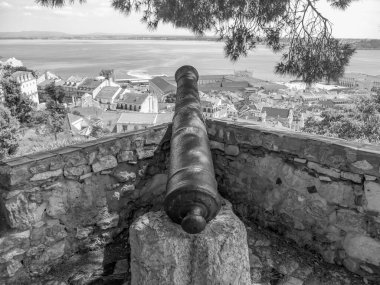 Lizbon, Portekiz 'deki tagus nehrinde.