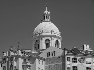 Lizbon, Portekiz 'deki tagus nehrinde.