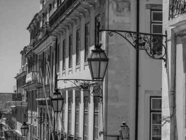 Lizbon, Portekiz 'deki tagus nehrinde.