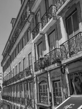 Lizbon, Portekiz 'deki tagus nehrinde.