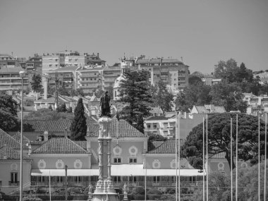 Lizbon, Portekiz 'deki tagus nehrinde.