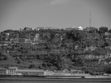 Lizbon, Portekiz 'deki tagus nehrinde.