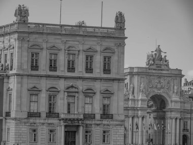 Lizbon, Portekiz 'deki tagus nehrinde.