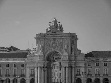 Lizbon, Portekiz 'deki tagus nehrinde.