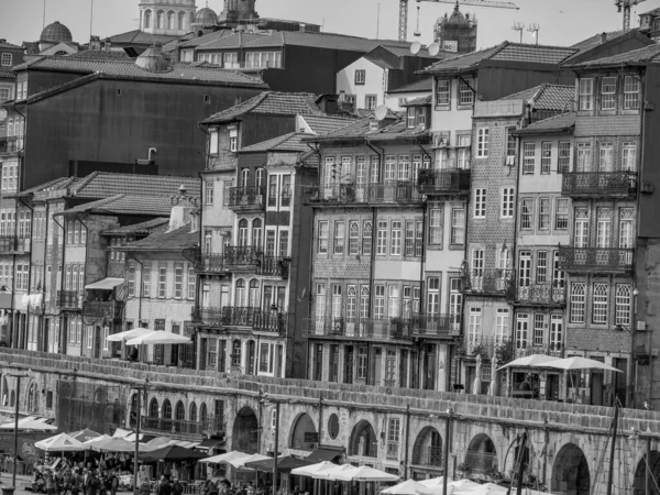 Porto Nad Rzeką Douro Portugalii — Zdjęcie stockowe