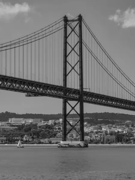 Lisabon Řeky Tagus Portugalsku — Stock fotografie