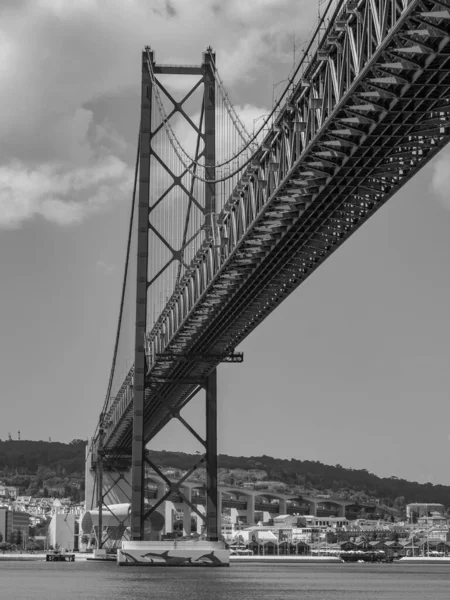 Lisszabon Tagus Folyónál Portugáliában — Stock Fotó