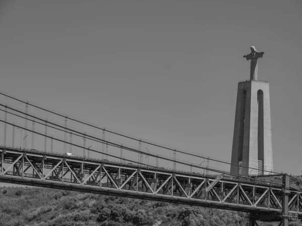 Lisszabon Tagus Folyónál Portugáliában — Stock Fotó