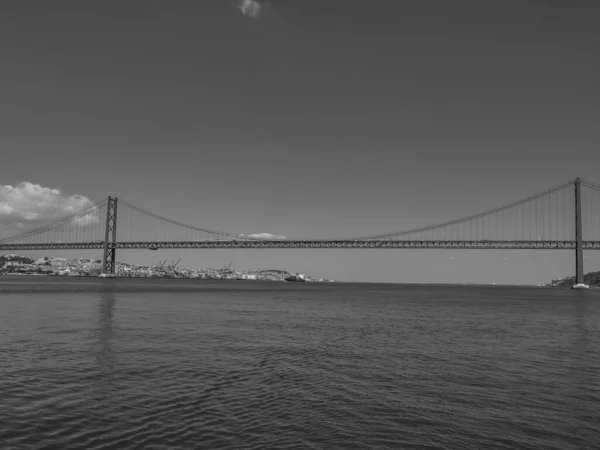 Lizbona Nad Rzeką Tagus Portugalii — Zdjęcie stockowe