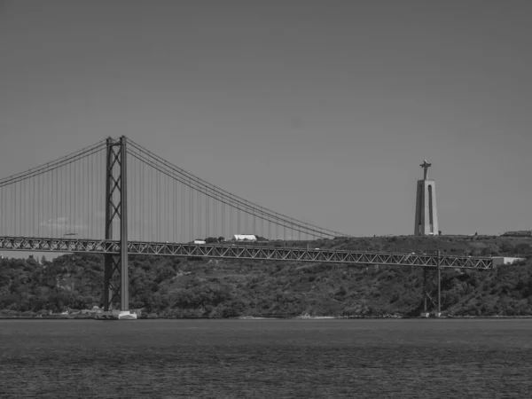 Lissabon Aan Tagus Rivier Portugal — Stockfoto