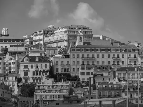 里斯本塔古斯河在葡萄牙 — 图库照片
