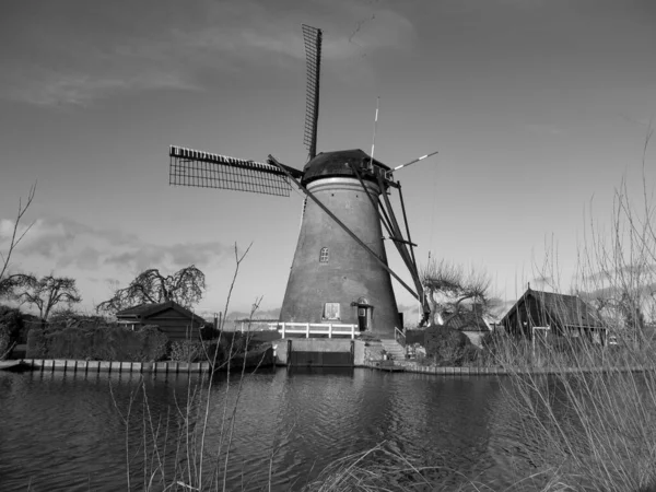 Städerna Dordrecht Och Haarlem Nederländerna — Stockfoto