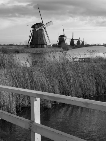 Πόλεις Dordrecht Και Haarlem Στις Κάτω Χώρες — Φωτογραφία Αρχείου
