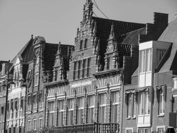 Städerna Dordrecht Och Haarlem Nederländerna — Stockfoto