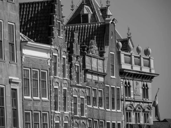 Les Villes Dordrecht Haarlem Aux Pays Bas — Photo