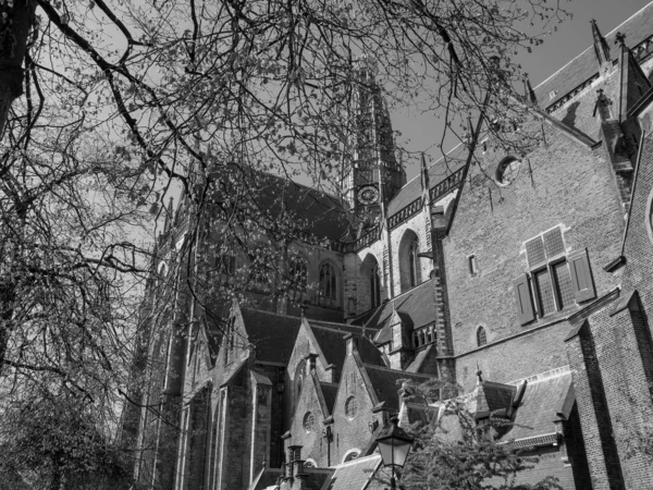 Hollanda 'daki Dordrecht ve Haarlem şehirleri